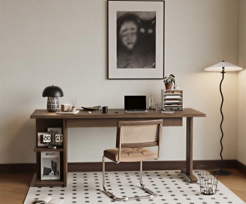 Modern Computer Desk And Chair-ID:912674905