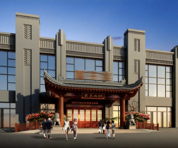 Chinese Style Facade Element-ID:891098027