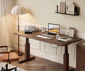 Modern Computer Desk And Chair-ID:216290006