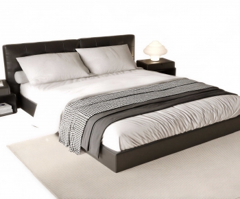 Modern Double Bed-ID:458093882
