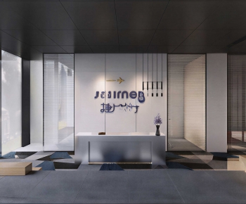 Modern Office Reception Desk-ID:212632897