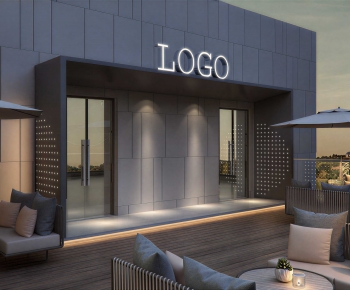 Modern Facade Element-ID:333340887