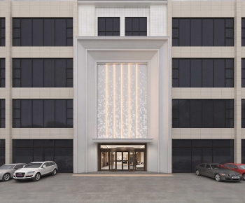Modern Facade Element-ID:408168084