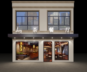 Modern Facade Element-ID:408740089