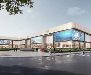Modern Appearance Of Commercial Building-ID:425883057