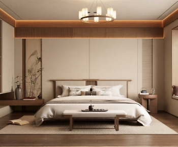 New Chinese Style Bedroom-ID:474031931