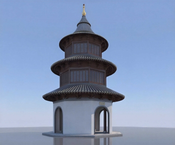 Chinese Style Ancient Architectural Buildings-ID:867585902