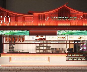 New Chinese Style Facade Element-ID:452574019