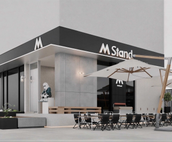 Modern Appearance Of Commercial Building-ID:461169966