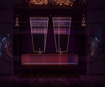 Modern Public Toilet-ID:669040753