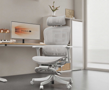 Modern Office Desk And Chair-ID:826164967
