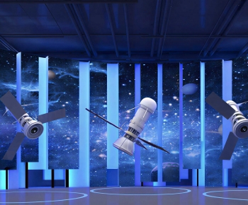 Modern Exhibition Hall-ID:395772931
