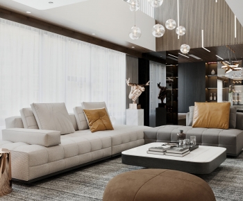 Modern A Living Room-ID:610213043