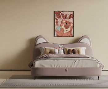Modern Child's Bed-ID:896886115