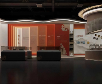 Modern Exhibition Hall-ID:704698093