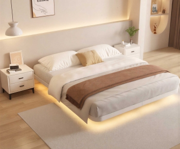 Modern Double Bed-ID:206965926