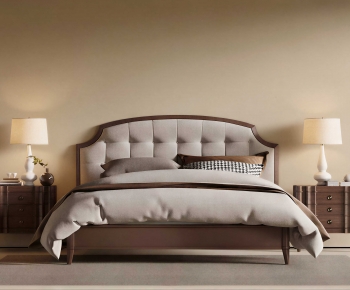 Modern Double Bed-ID:545562034