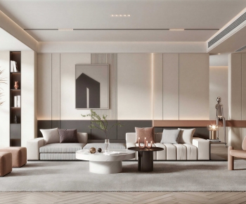 Modern A Living Room-ID:481677066
