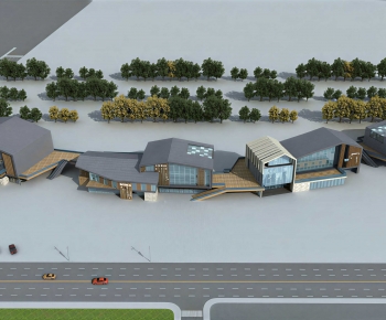 Modern Appearance Of Commercial Building-ID:703020165