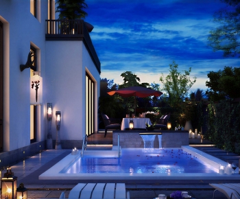 Modern Courtyard/landscape-ID:490297089