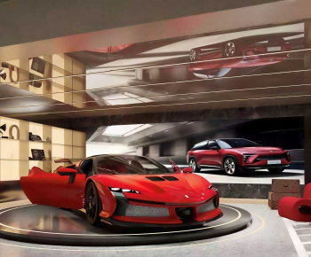 Modern Underground Garage-ID:550306081