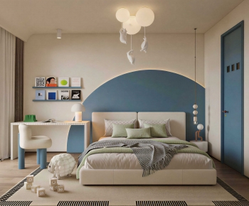Modern Boy's Room And Son's Room-ID:927613024
