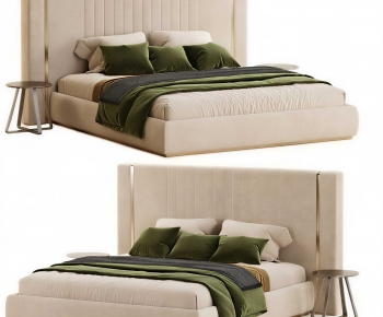 Modern Double Bed-ID:345622064