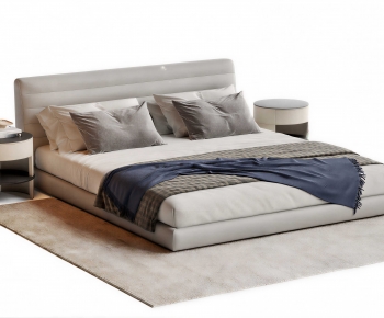Modern Double Bed-ID:767859949