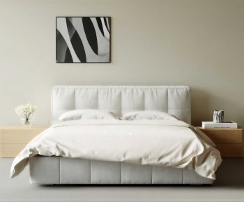 Modern Double Bed-ID:405294909