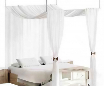 Modern Double Bed-ID:384366043