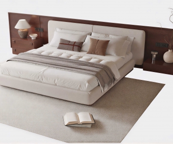 Modern Double Bed-ID:418610624