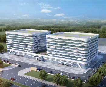 Modern Appearance Of Commercial Building-ID:612407927