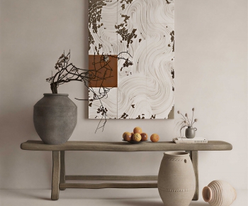 Wabi-sabi Style Console-ID:536749486
