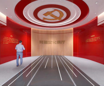 Modern Exhibition Hall-ID:513189084