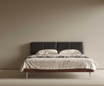 Modern Double Bed-ID:701906925
