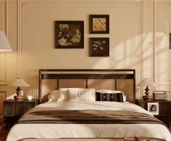 Modern Double Bed-ID:225997926