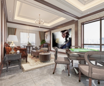 Simple European Style A Living Room-ID:485486031