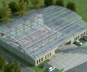 Modern Outdoor Sports Stadium-ID:412405014