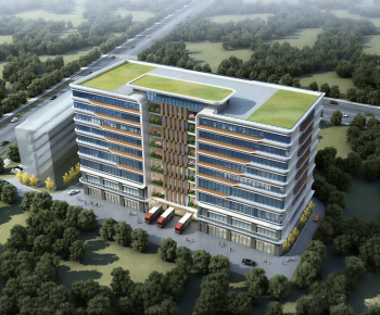 Modern Architectural Bird's-eye View Planning-ID:369045979