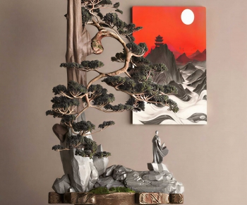 New Chinese Style Bonsai-ID:415676121