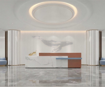 Modern Office Reception Desk-ID:378973966