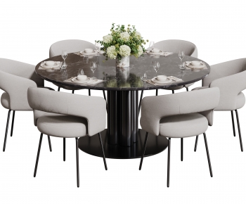 Modern Dining Table And Chairs-ID:635041009