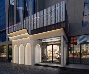 New Chinese Style Facade Element-ID:223454003