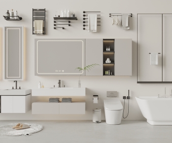 Modern Bathroom Cabinet-ID:885150915