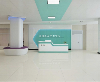 Modern Hospital Hall-ID:209616909