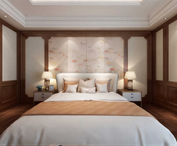 New Chinese Style Bedroom-ID:249536999