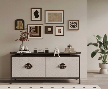 New Chinese Style Entrance Cabinet-ID:334501985