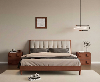 Modern Double Bed-ID:793321144