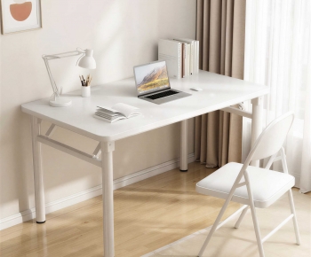 Modern Computer Desk And Chair-ID:879085065