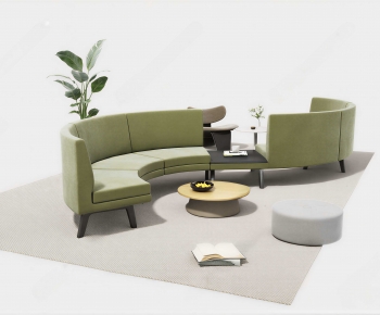 Modern Curved Sofa-ID:387758026